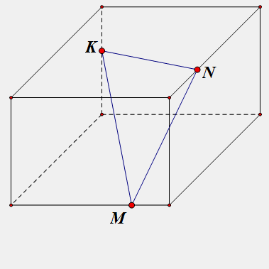 长方体异面棱三点作截面2.gif