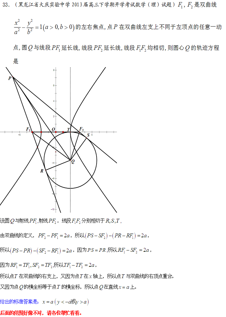 一道双曲线题.PNG